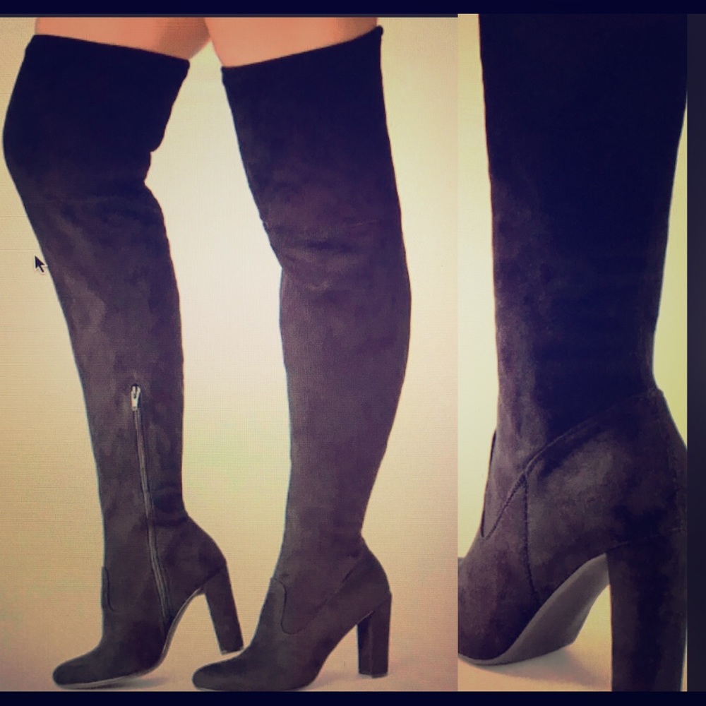Suede over the Knee Boots